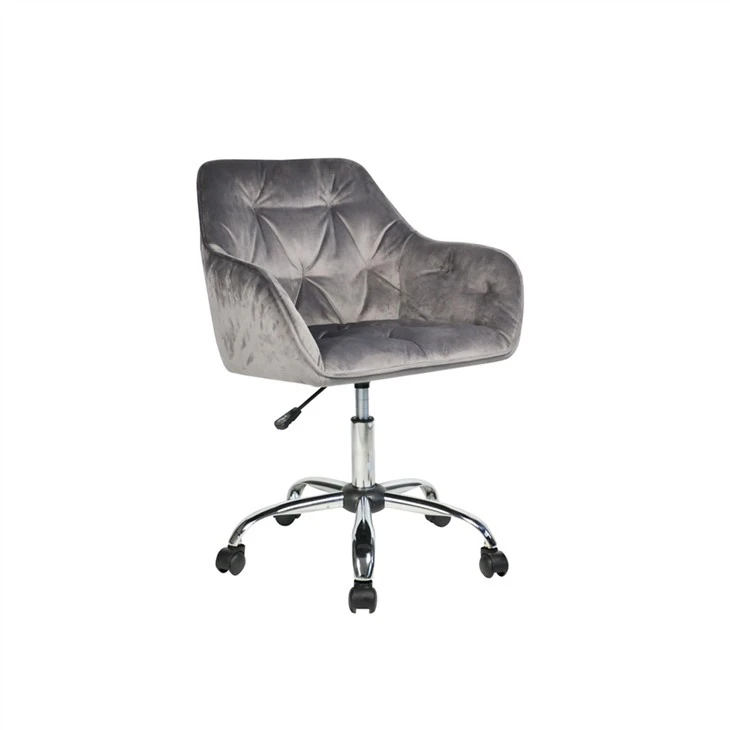 Silla de ocio giratoria de altura ajustable con funda de tela