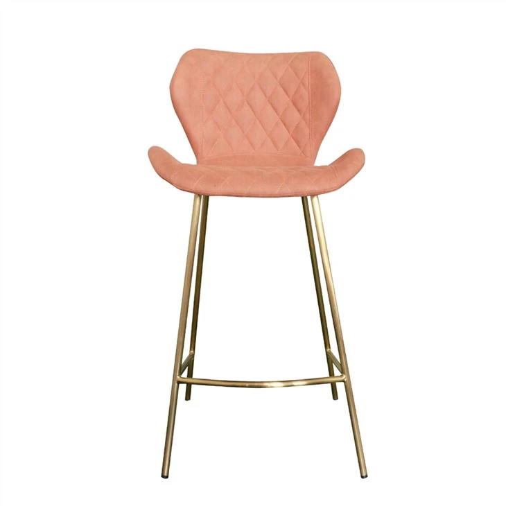 Silla de bar con funda de tela nórdica