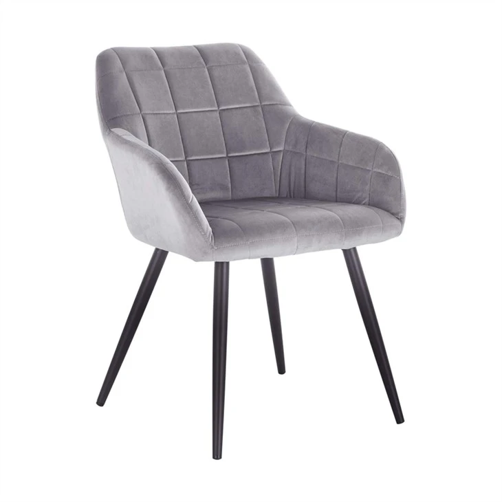 Sillón de alta calidad con tela de terciopelo.