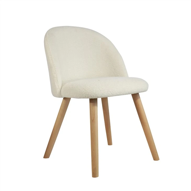 Silla de comedor de alta calidad con funda de cachemira.