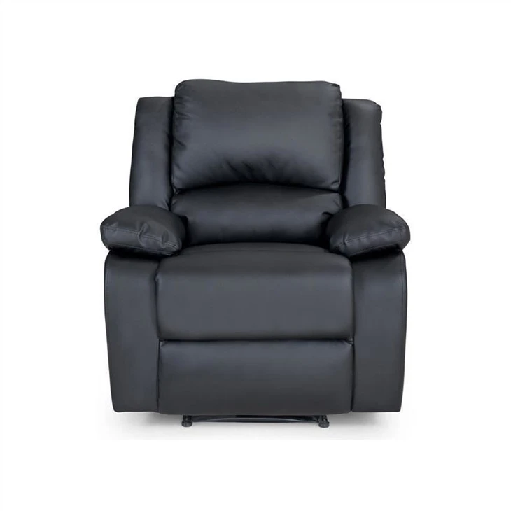 Sillón individual reclinable de cuero-max-b