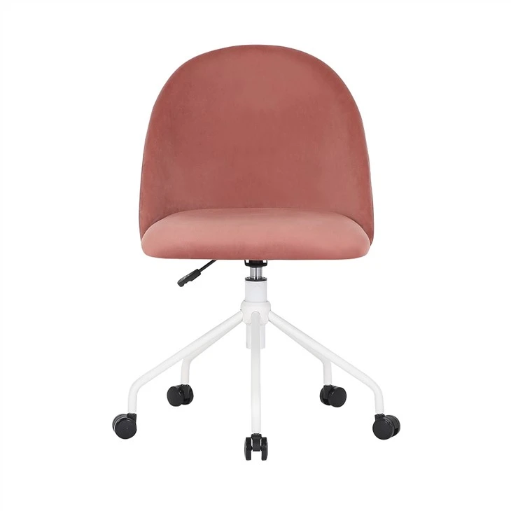 Silla de Ministerio del Interior del eslabón giratorio del estilo de Morden con la cubierta de tela del terciopelo