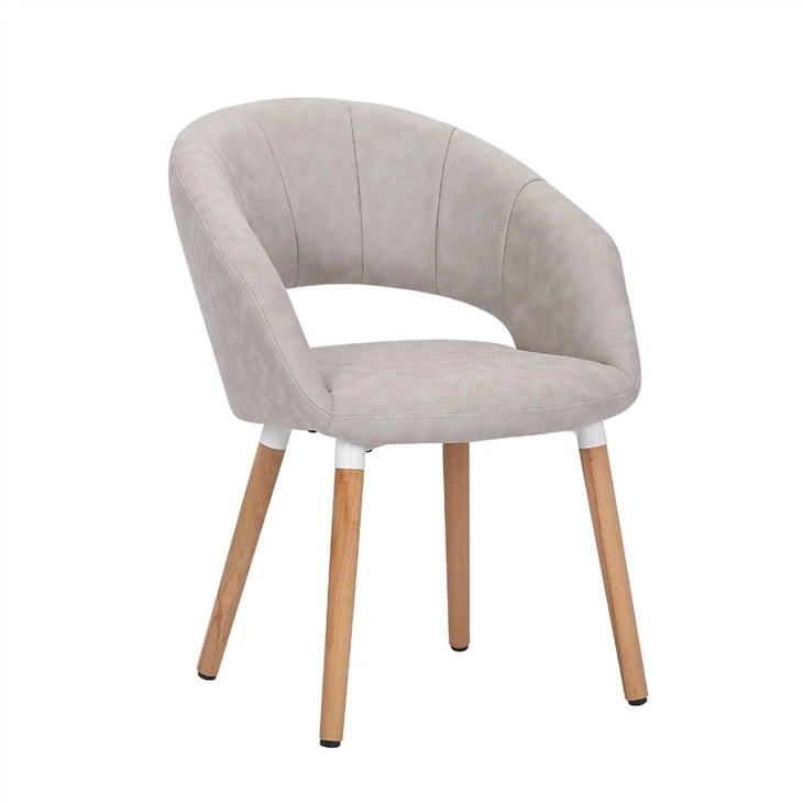 Silla de ocio de tela modelo nuevo con pie de haya