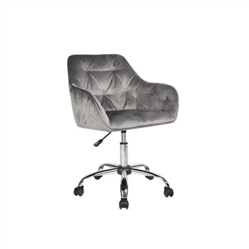 Silla de ocio giratoria de altura ajustable con funda de tela