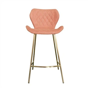 Silla de bar con funda de tela nórdica
