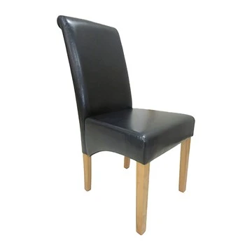 Silla de comedor moderna de PU