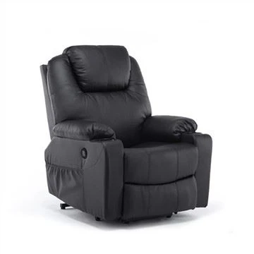 Cómodo sofá reclinable eléctrico de cuero PU