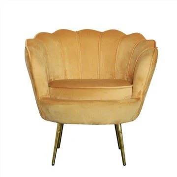 Sillón decorativo de terciopelo
