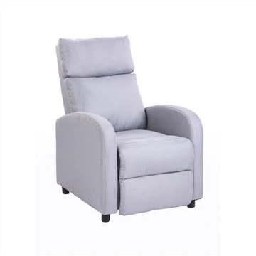 Sofá reclinable de cine en casa de tela