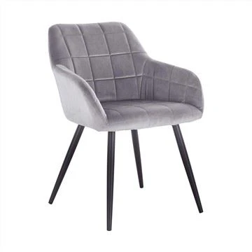 Sillón de alta calidad con tela de terciopelo.