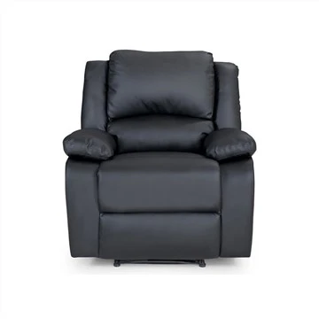 Sillón individual reclinable de cuero-max-b