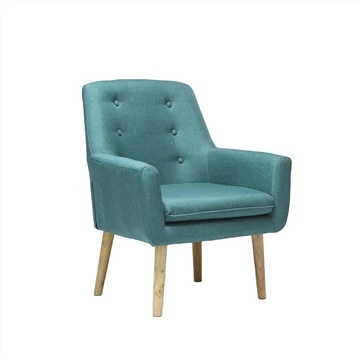 Silla de ocio de tela moderna