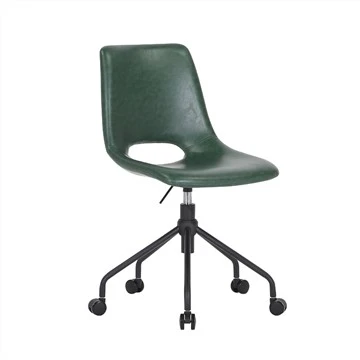 Silla de ocio giratoria moderna con funda de PU