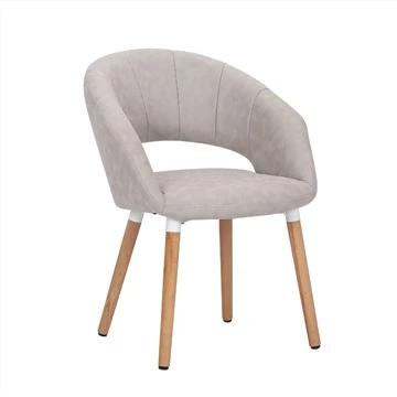 Silla de ocio de tela modelo nuevo con pie de haya