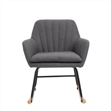 Cómoda funda de tela suave Silla mecedora de ocio