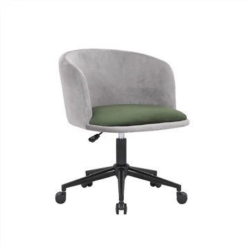 Silla giratoria Silla de ocio con funda de tela de terciopelo