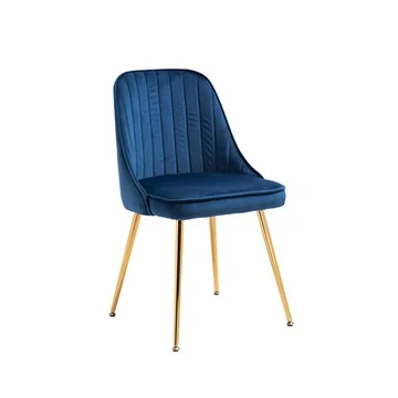 Silla de ocio de café de terciopelo