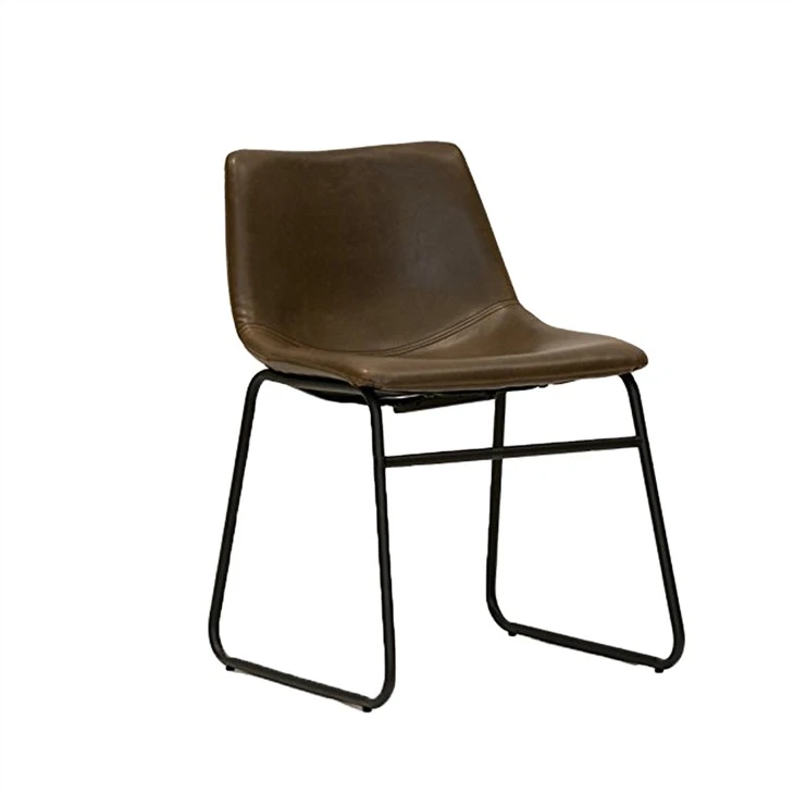 Sillas de comedor vintage de cuero PU Lotusville