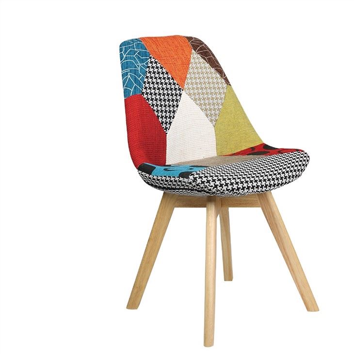 Muebles de silla de sala de estar de ocio de tela