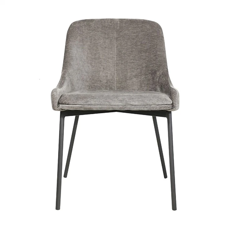 Silla de comedor de tela de nuevo diseño de moda