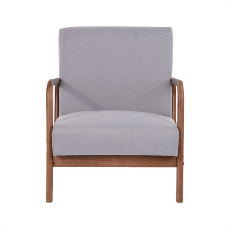 Silla De Ocio Mid Century Madera Con Brazos