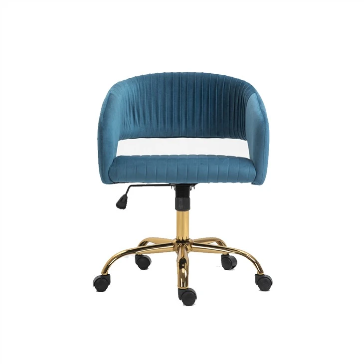 Silla de estudio con patas de metal para oficina en casa