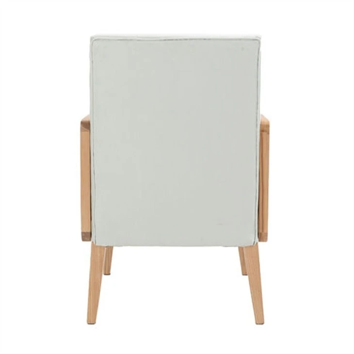 Sillón de ratán moderno de mediados de siglo