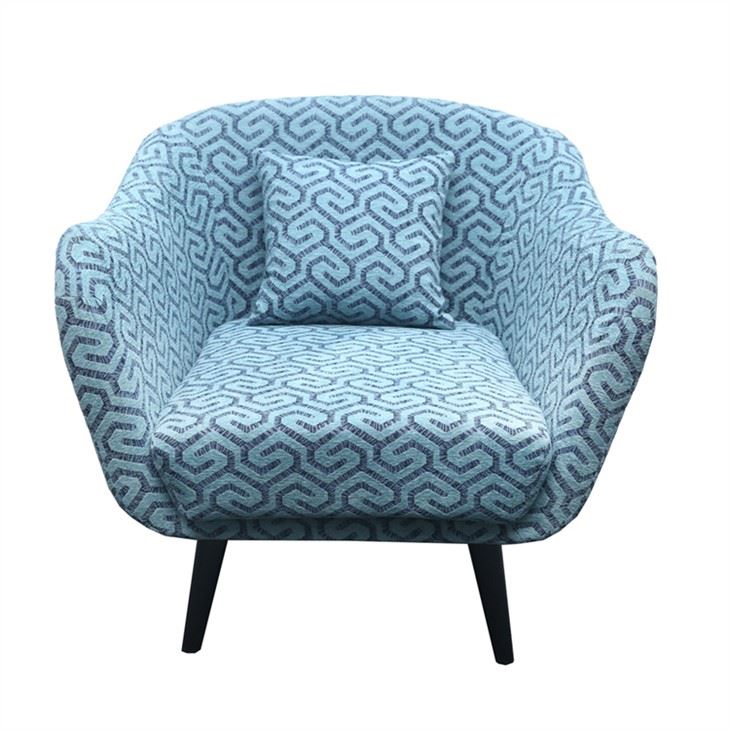 Sillón de tela moderno