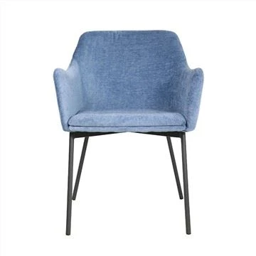 Silla de comedor de terciopelo de nuevo diseño de moda