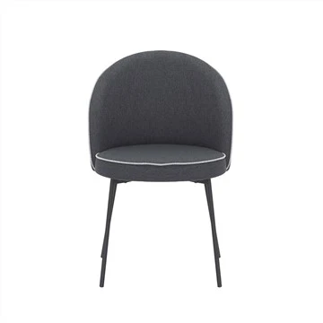 Silla de comedor tapizada para restaurante de hotel