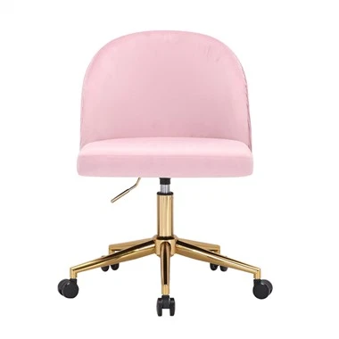 Silla de escritorio de tela sin brazos