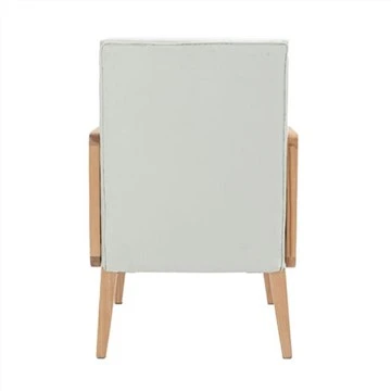 Sillón de ratán moderno de mediados de siglo