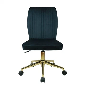 Silla de oficina en casa vertical con respaldo medio sin reposabrazos