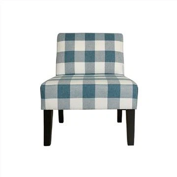 Silla decorativa tapizada para sala de estar