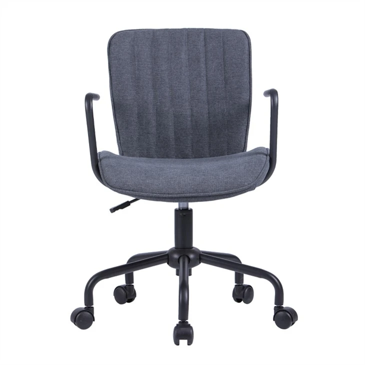 Silla de oficina en casa giratoria ajustable tapizada