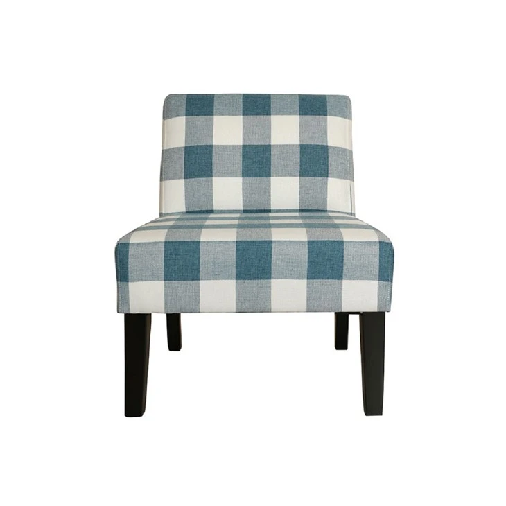 Silla decorativa tapizada para sala de estar