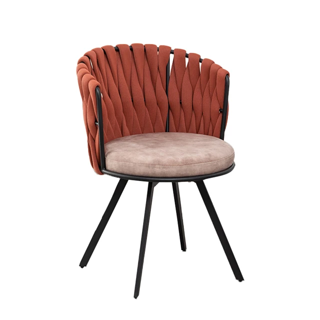 Silla de ocio Partner con respaldo de tela y metal