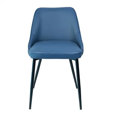 Silla de comedor sin brazos tapizada de cocina moderna