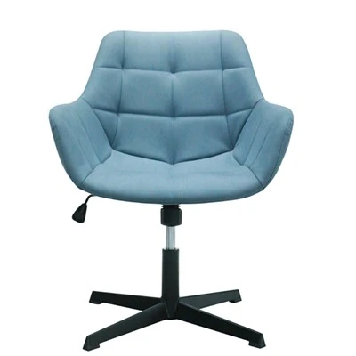 Silla de oficina en casa de altura ajustable con cubierta de tela de terciopelo