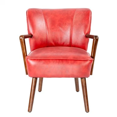 Silla decorativa de madera Sillón de lectura para ocio PRAPIROON-P