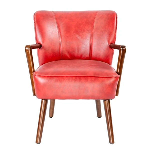 Silla decorativa de madera Sillón de lectura para ocio PRAPIROON-P