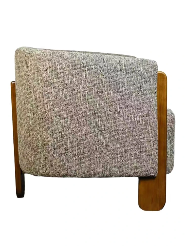 Silla de madera tapizada aduana del acento de la butaca para el ODM del OEM de la sala de estar disponible